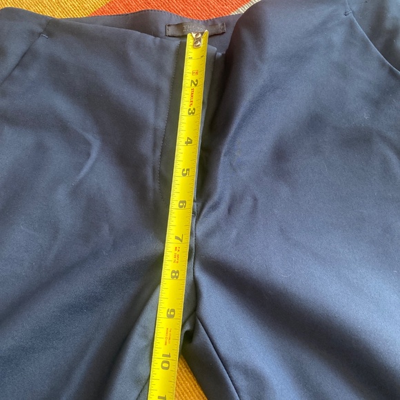 The Row Slim Navy Trousers - Picture 8 of 8